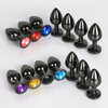 UM-PL001BLK Black Metal Anal Plug