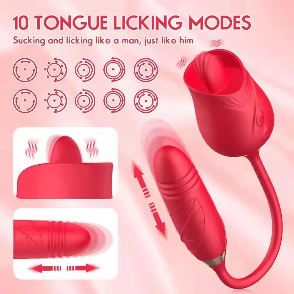 UM-ACT087 Thrusting Tongue Licking ROSE