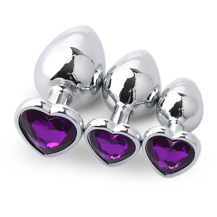 UM-PL002S Metal Plug with Heart Shape