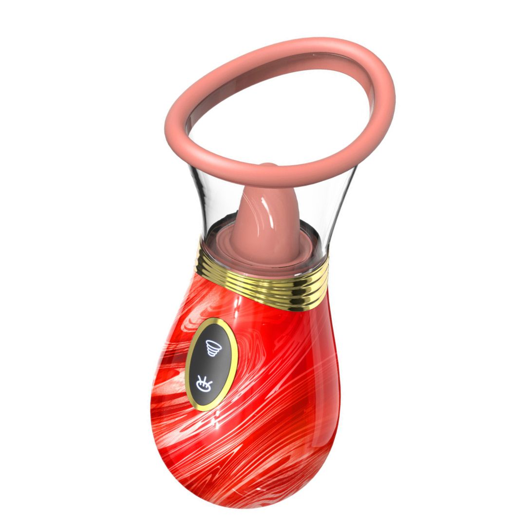 UM-JY001 Tongue Suction Massager with 2 replaceable suction cover