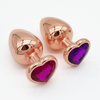 UM-PL002RG Rose Gold Metal Anal Plug