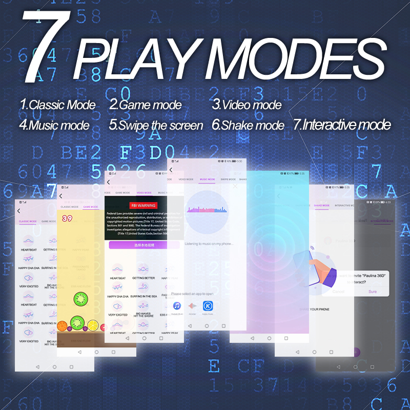 UM-ACT101 APP Control Rotation Love Egg