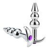UM-PL006 Metal Anal Plug in Silver