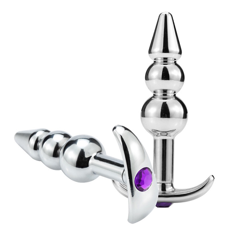 UM-PL006 Metal Anal Plug in Silver