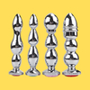 UM-PL005 Metal Anal Plug in Silver