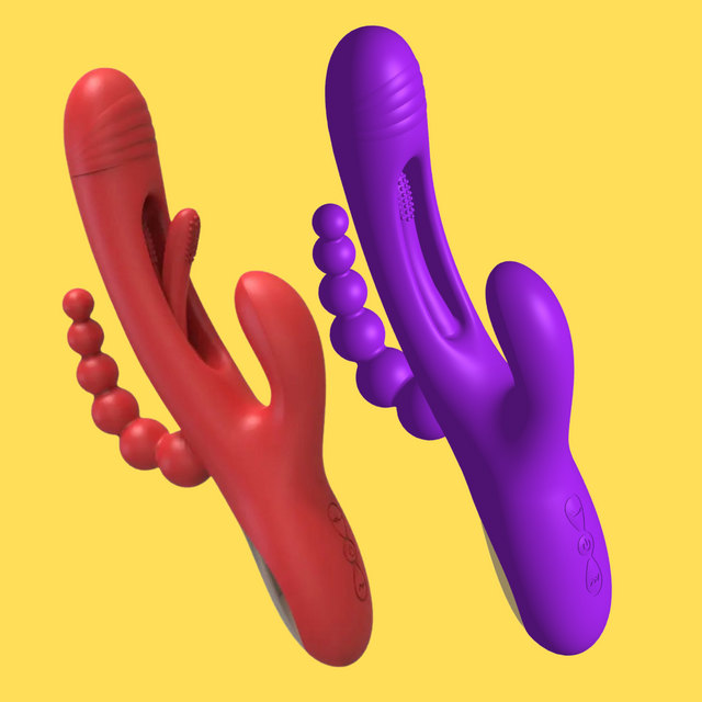 UM-TG003 Tongue Flipping Vibrator with Anal Bead
