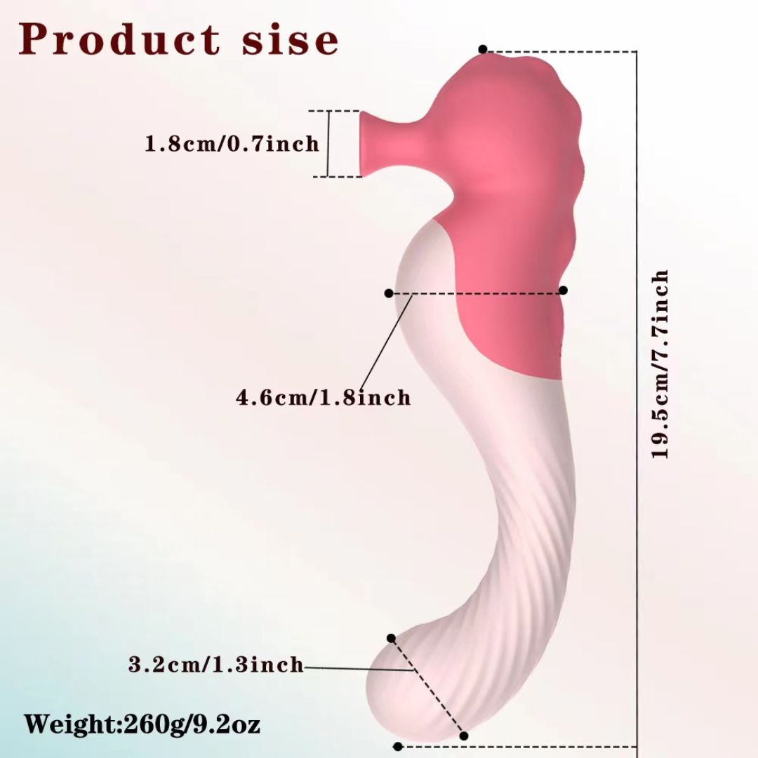 UM-JY003 Hippocampi Suction Vibrator Massager