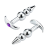 UM-PL006 Metal Anal Plug in Silver