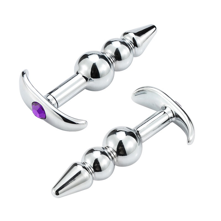 UM-PL006 Metal Anal Plug in Silver