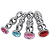 UM-PL005 Metal Anal Plug in Silver