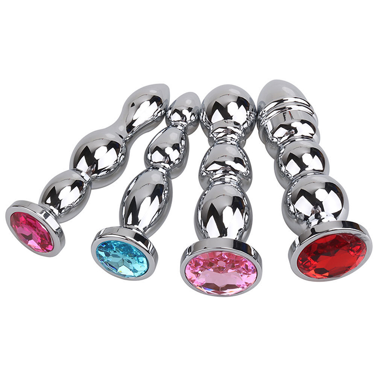 UM-PL005 Metal Anal Plug in Silver