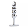 UM-PL007S Metal Anal Plug in Silver