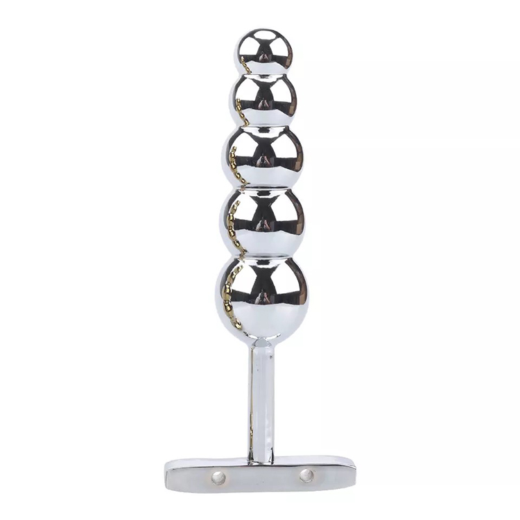 UM-PL007S Metal Anal Plug in Silver