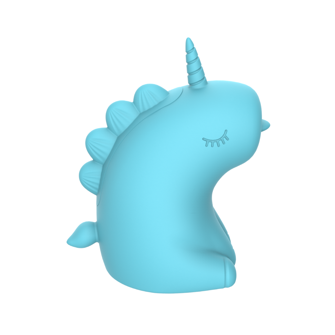 UM-BSH003 - Unicorn - Tongue Licking - Blue