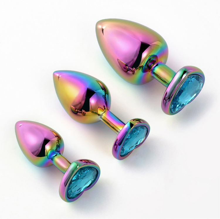 UM-PL018RG Rainbow Metal Butt Plug