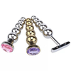 UM-PL007S Metal Anal Plug in Silver