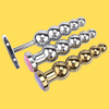 UM-PL007S Metal Anal Plug in Silver