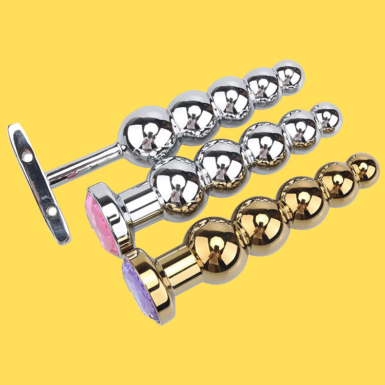 UM-PL007S Metal Anal Plug in Silver
