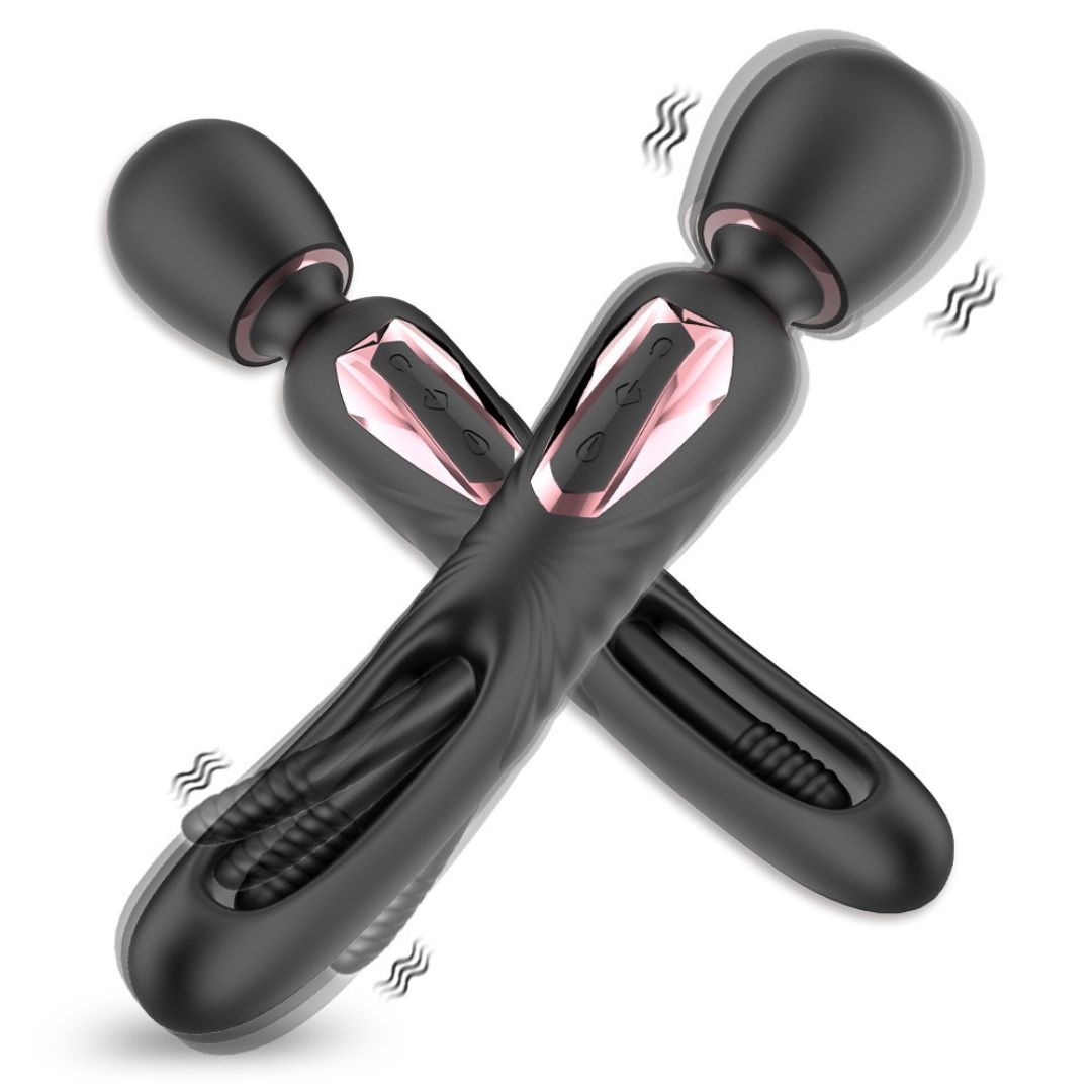 UM-TG004 Tongue Tapping Vibrating AV Wand Massager