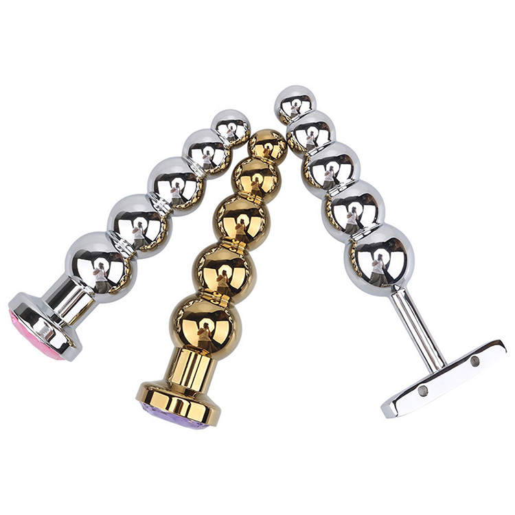 UM-PL007S Metal Anal Plug in Silver