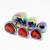 UM-PL018RG Rainbow Metal Butt Plug