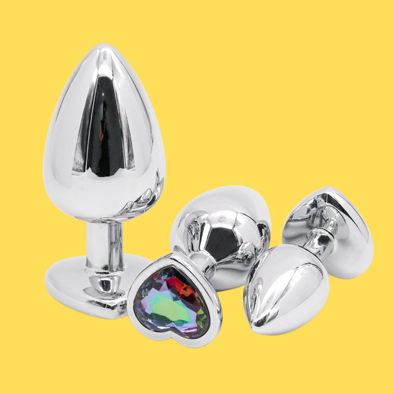 UM-PL002S Metal Plug with Heart Shape