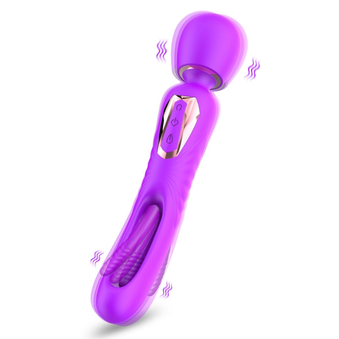UM-TG004 Tongue Tapping Vibrating AV Wand Massager