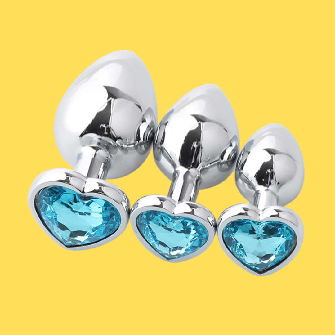 UM-PL002S Metal Plug with Heart Shape
