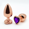 UM-PL002RG Rose Gold Metal Anal Plug