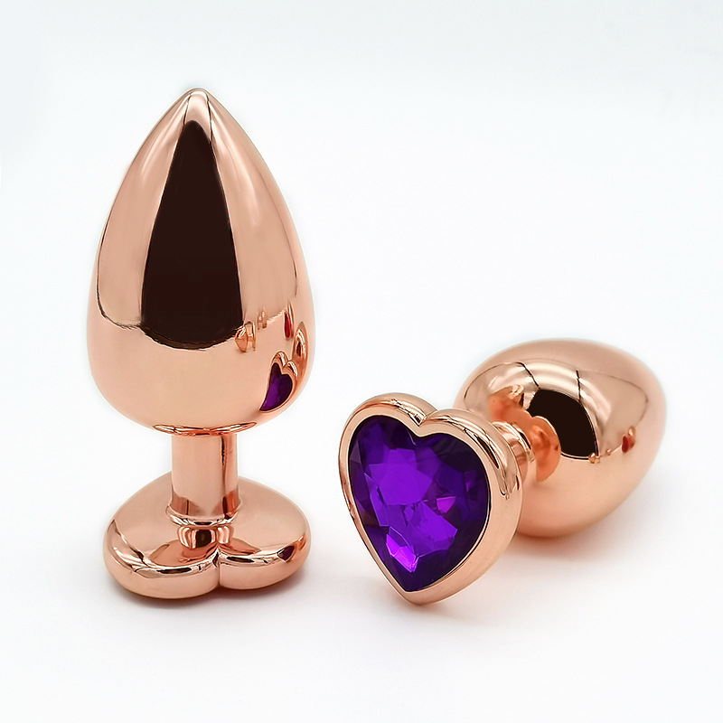 UM-PL002RG Rose Gold Metal Anal Plug