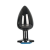 UM-PL001BLK Black Metal Anal Plug