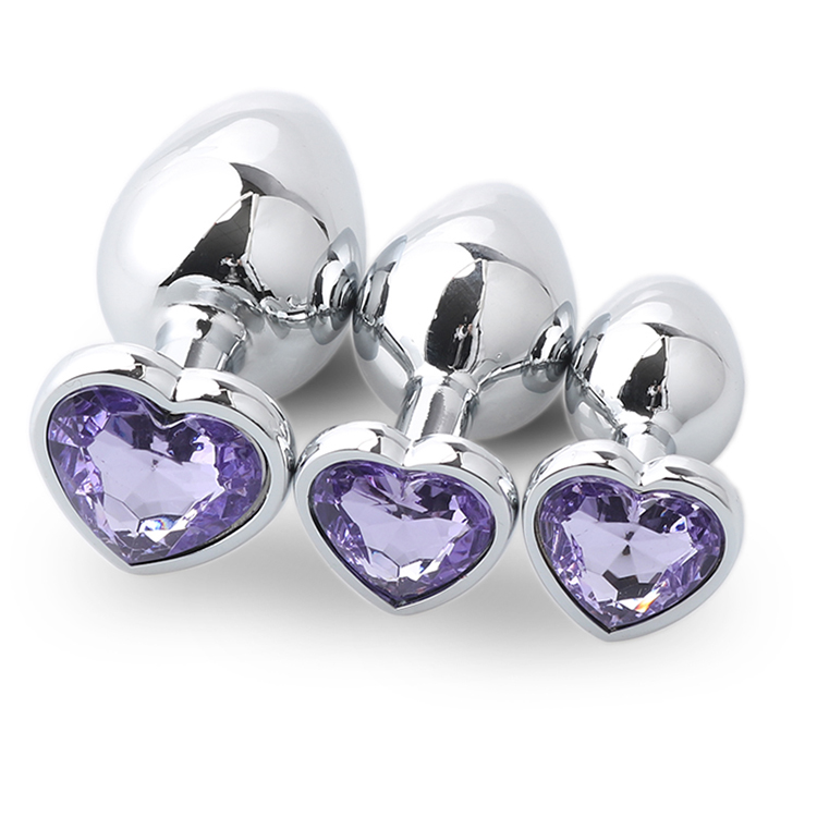 UM-PL002S Metal Plug with Heart Shape