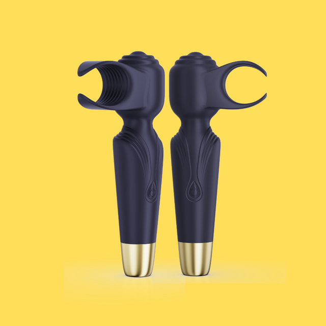 UM-SC005 AV Wands Massager with Penis Ring